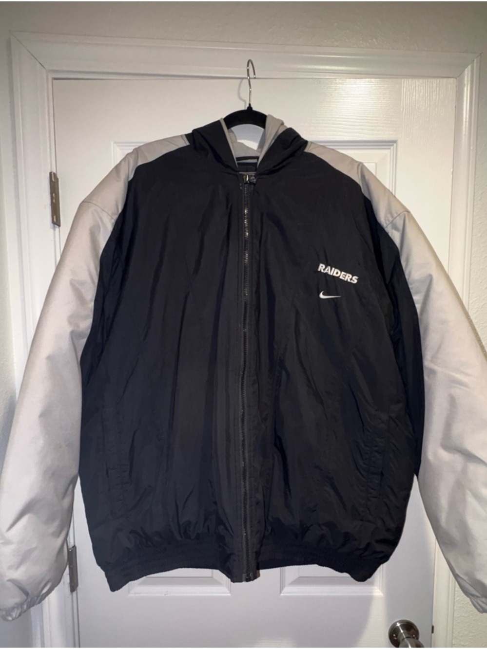 Vintage Official NFL Nike Raiders - Double Hooded !OPEN TO OFFERS!